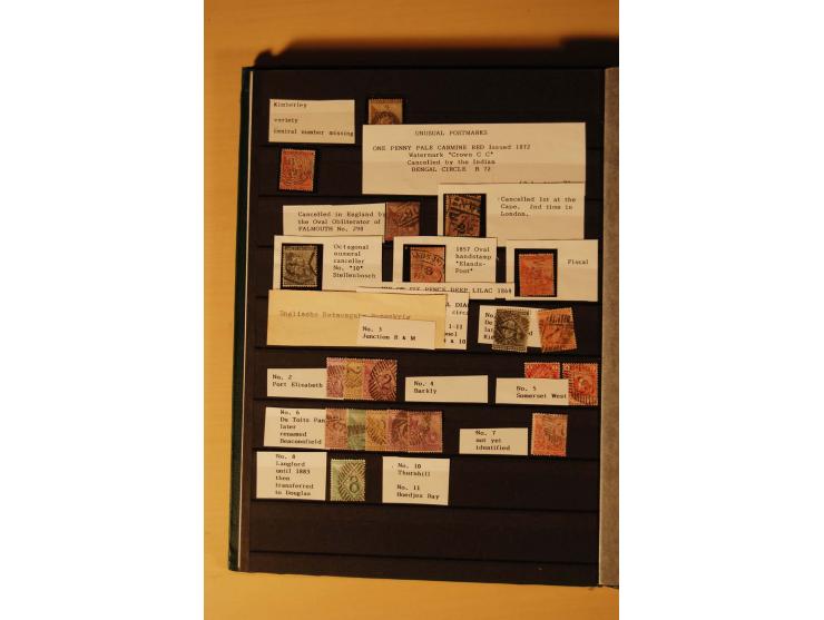 1864/1920, kleine ungebrauchte und gestempelte Sammlung dabei Kap der Guten Hoffnung Mi.-Nr. 15 ungebraucht ohne Gummi, außer