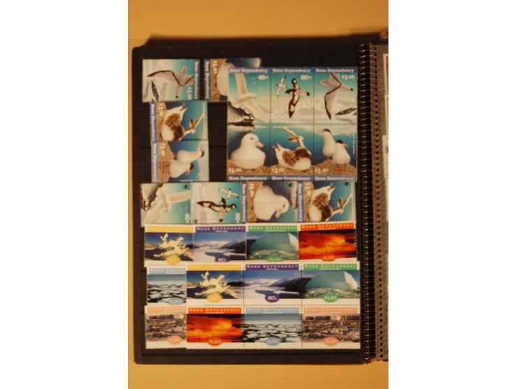 AUSTRALISCHE ANTARKTIS UND ROSS-GEBIET: 1957/2007, kpl. postfrische Sammlung im kleinen Einsteckbuch (Mi. ca. 570,-)
