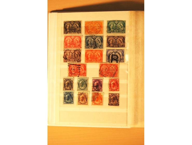 1851/1908, meist gestempelter Doubletten-Posten mit Schwerpunkt bis 1897 mit einigen besseren Werten, meist gute Erhaltung