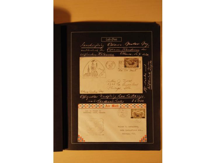 1926/51, überwiegend ungebrauchte Partie mit guten Sätzen, Heftchenblättern etc., dazu 20 Luftpostbriefe