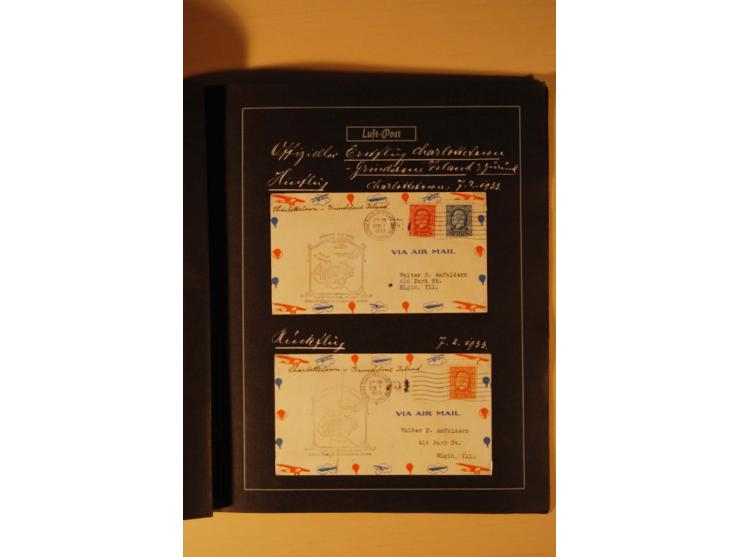 1926/51, überwiegend ungebrauchte Partie mit guten Sätzen, Heftchenblättern etc., dazu 20 Luftpostbriefe