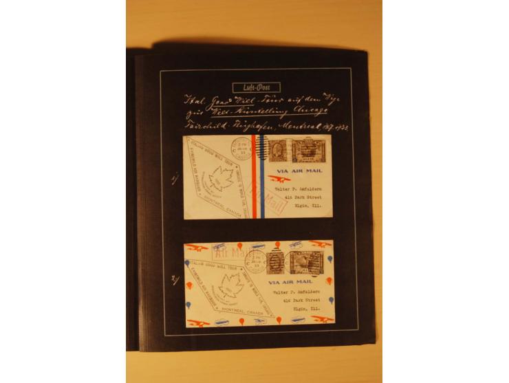 1926/51, überwiegend ungebrauchte Partie mit guten Sätzen, Heftchenblättern etc., dazu 20 Luftpostbriefe