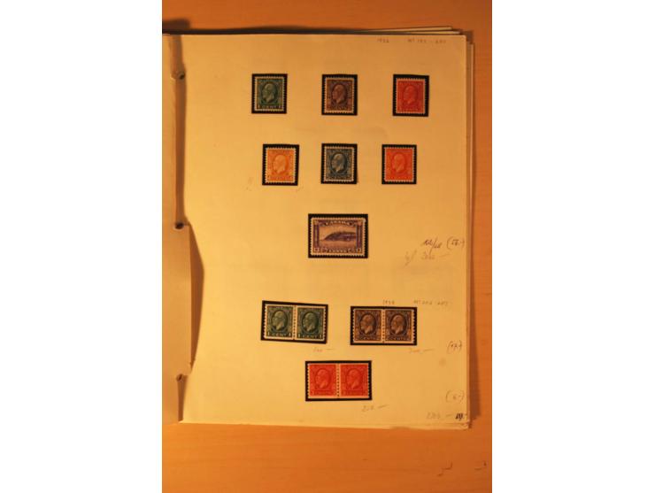 1926/51, überwiegend ungebrauchte Partie mit guten Sätzen, Heftchenblättern etc., dazu 20 Luftpostbriefe
