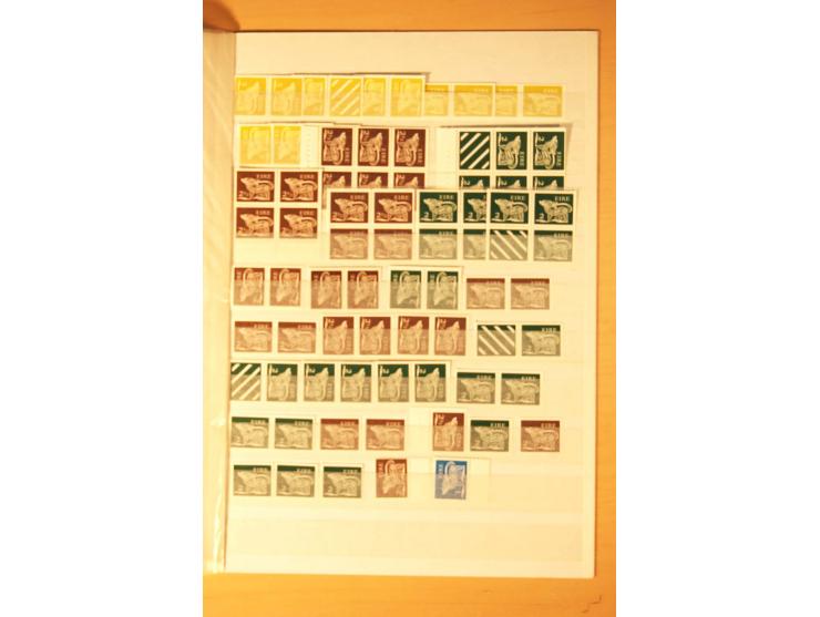 1922/97 (ca.), ungebrauchte, postfrische und gestempelte Zusammenstellung, teils mehrfach mit 4 Mustermarken aus 1987 (Mi. na