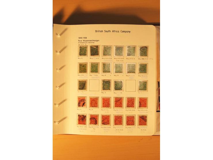 1892/2006, postfrische, ungebrauchte und gestempelte Sammlung incl. Britische Südafrika-Gesellschaft, Südrhodesien, Rhodesien