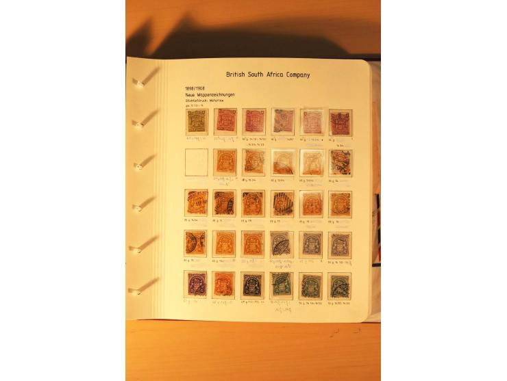 1892/2006, postfrische, ungebrauchte und gestempelte Sammlung incl. Britische Südafrika-Gesellschaft, Südrhodesien, Rhodesien
