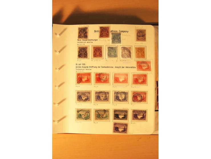 1892/2006, postfrische, ungebrauchte und gestempelte Sammlung incl. Britische Südafrika-Gesellschaft, Südrhodesien, Rhodesien