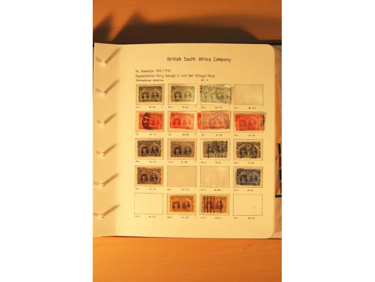 1892/2006, postfrische, ungebrauchte und gestempelte Sammlung incl. Britische Südafrika-Gesellschaft, Südrhodesien, Rhodesien