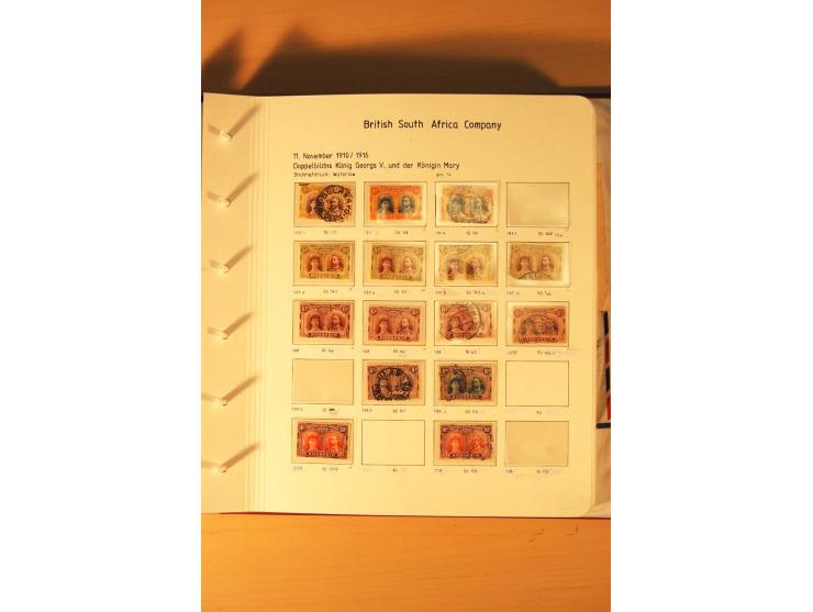 1892/2006, postfrische, ungebrauchte und gestempelte Sammlung incl. Britische Südafrika-Gesellschaft, Südrhodesien, Rhodesien