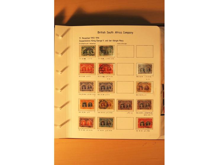 1892/2006, postfrische, ungebrauchte und gestempelte Sammlung incl. Britische Südafrika-Gesellschaft, Südrhodesien, Rhodesien