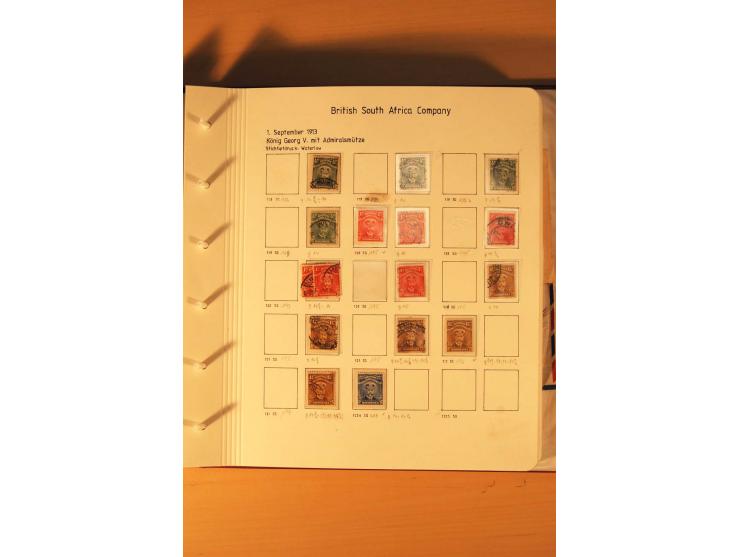 1892/2006, postfrische, ungebrauchte und gestempelte Sammlung incl. Britische Südafrika-Gesellschaft, Südrhodesien, Rhodesien