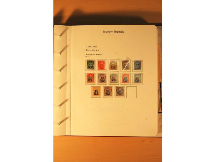1892/2006, postfrische, ungebrauchte und gestempelte Sammlung incl. Britische Südafrika-Gesellschaft, Südrhodesien, Rhodesien