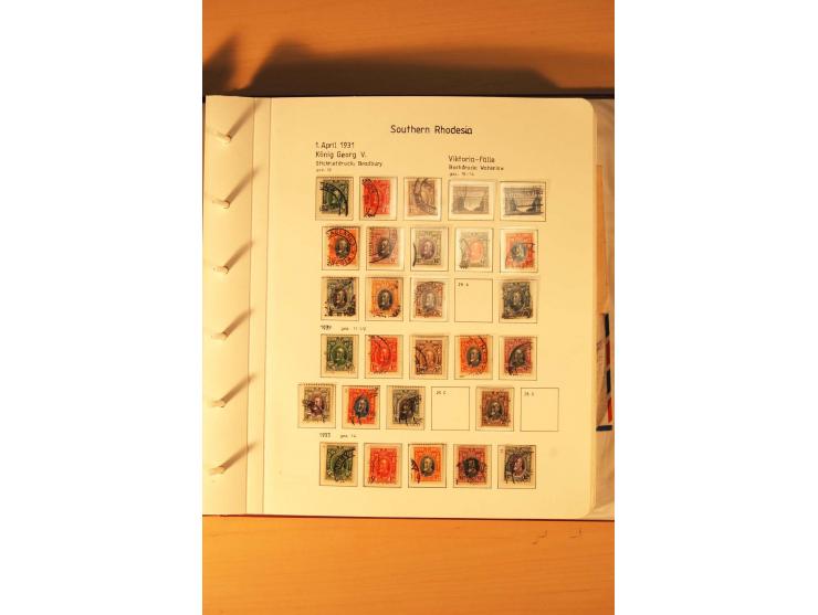 1892/2006, postfrische, ungebrauchte und gestempelte Sammlung incl. Britische Südafrika-Gesellschaft, Südrhodesien, Rhodesien