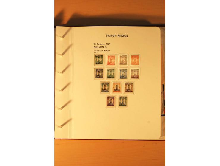 1892/2006, postfrische, ungebrauchte und gestempelte Sammlung incl. Britische Südafrika-Gesellschaft, Südrhodesien, Rhodesien