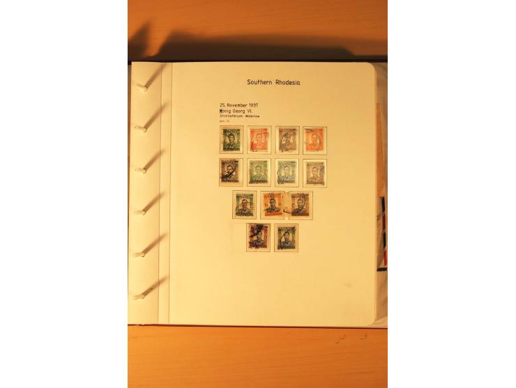 1892/2006, postfrische, ungebrauchte und gestempelte Sammlung incl. Britische Südafrika-Gesellschaft, Südrhodesien, Rhodesien