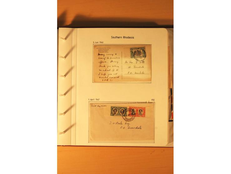 1892/2006, postfrische, ungebrauchte und gestempelte Sammlung incl. Britische Südafrika-Gesellschaft, Südrhodesien, Rhodesien