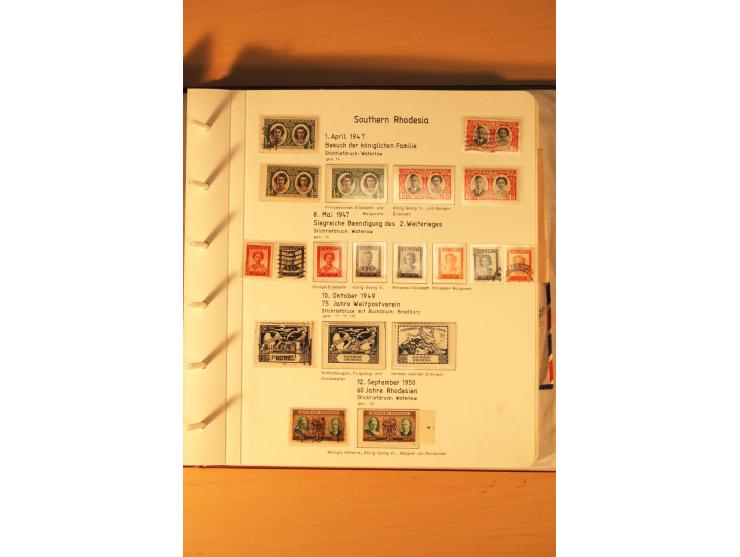 1892/2006, postfrische, ungebrauchte und gestempelte Sammlung incl. Britische Südafrika-Gesellschaft, Südrhodesien, Rhodesien