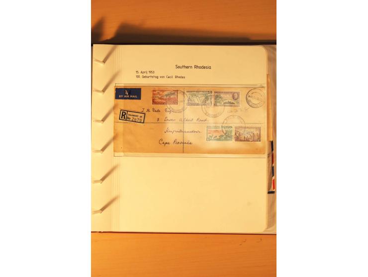 1892/2006, postfrische, ungebrauchte und gestempelte Sammlung incl. Britische Südafrika-Gesellschaft, Südrhodesien, Rhodesien