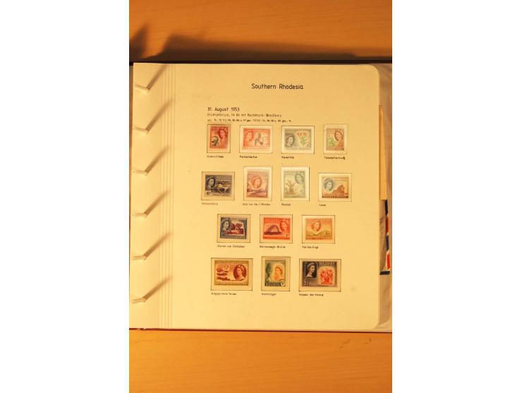 1892/2006, postfrische, ungebrauchte und gestempelte Sammlung incl. Britische Südafrika-Gesellschaft, Südrhodesien, Rhodesien