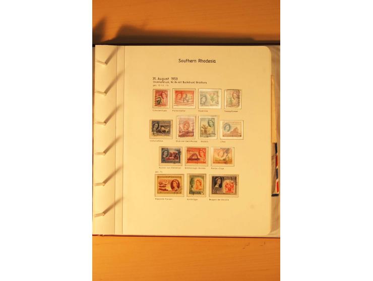 1892/2006, postfrische, ungebrauchte und gestempelte Sammlung incl. Britische Südafrika-Gesellschaft, Südrhodesien, Rhodesien