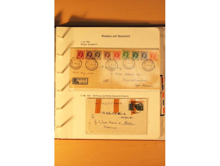 1892/2006, postfrische, ungebrauchte und gestempelte Sammlung incl. Britische Südafrika-Gesellschaft, Südrhodesien, Rhodesien
