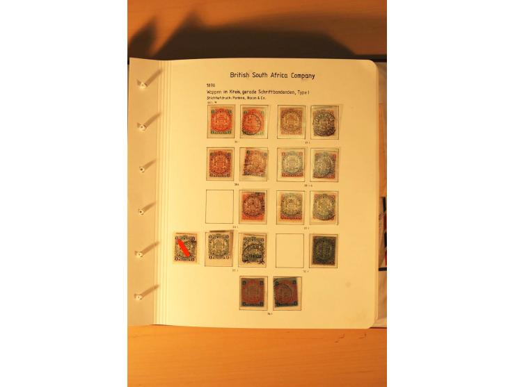 1892/2006, postfrische, ungebrauchte und gestempelte Sammlung incl. Britische Südafrika-Gesellschaft, Südrhodesien, Rhodesien