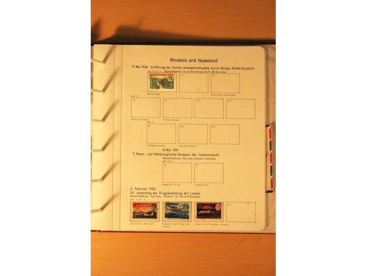 1892/2006, postfrische, ungebrauchte und gestempelte Sammlung incl. Britische Südafrika-Gesellschaft, Südrhodesien, Rhodesien
