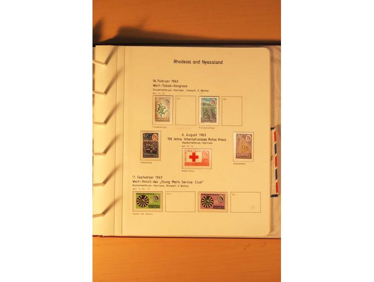 1892/2006, postfrische, ungebrauchte und gestempelte Sammlung incl. Britische Südafrika-Gesellschaft, Südrhodesien, Rhodesien