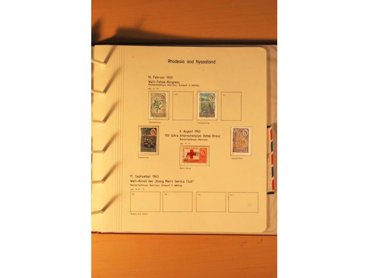 1892/2006, postfrische, ungebrauchte und gestempelte Sammlung incl. Britische Südafrika-Gesellschaft, Südrhodesien, Rhodesien