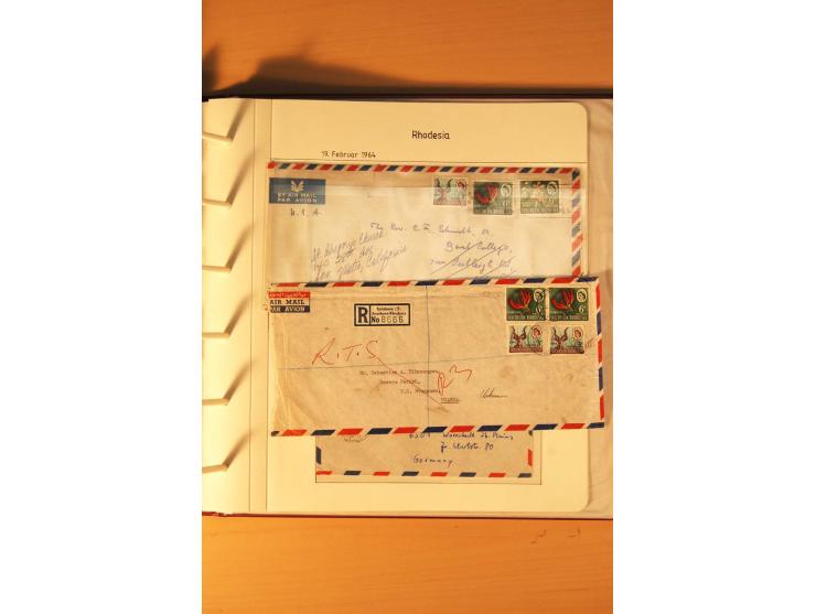 1892/2006, postfrische, ungebrauchte und gestempelte Sammlung incl. Britische Südafrika-Gesellschaft, Südrhodesien, Rhodesien