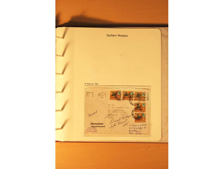 1892/2006, postfrische, ungebrauchte und gestempelte Sammlung incl. Britische Südafrika-Gesellschaft, Südrhodesien, Rhodesien