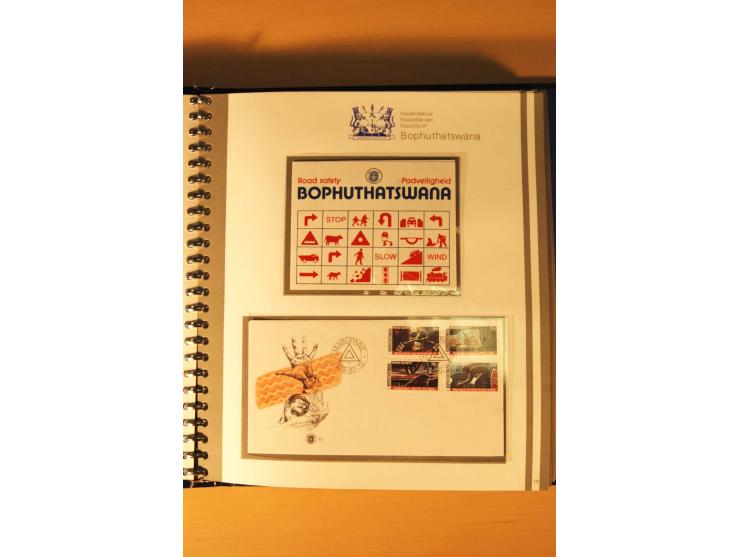 BOPHUTHATSWANA: 1977/94, postfrische und gestempelte Sammlung, dabei 4er-Blocks und 5er-Streifen mit Kontroll-Nummern, FDC's,
