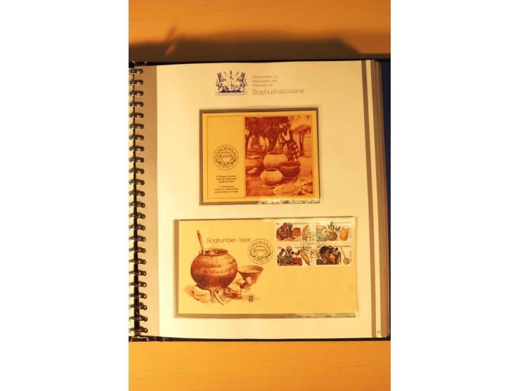 BOPHUTHATSWANA: 1977/94, postfrische und gestempelte Sammlung, dabei 4er-Blocks und 5er-Streifen mit Kontroll-Nummern, FDC's,
