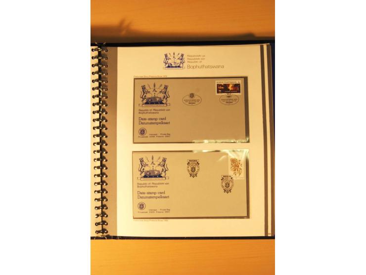 BOPHUTHATSWANA: 1977/94, postfrische und gestempelte Sammlung, dabei 4er-Blocks und 5er-Streifen mit Kontroll-Nummern, FDC's,