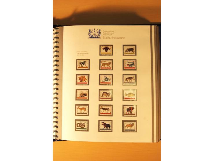 BOPHUTHATSWANA: 1977/94, postfrische und gestempelte Sammlung, dabei 4er-Blocks und 5er-Streifen mit Kontroll-Nummern, FDC's,
