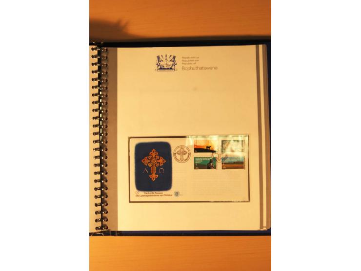 BOPHUTHATSWANA: 1977/94, postfrische und gestempelte Sammlung, dabei 4er-Blocks und 5er-Streifen mit Kontroll-Nummern, FDC's,