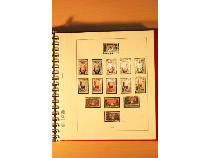 1957/72, postfrische Sammlung mit geschnittenen Parallelausgaben, Geldbriefmarken etc.
