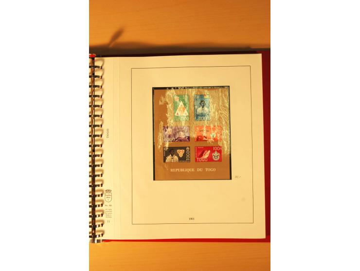 1957/72, postfrische Sammlung mit geschnittenen Parallelausgaben, Geldbriefmarken etc.