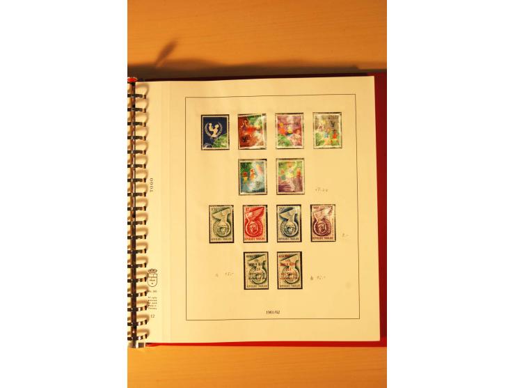 1957/72, postfrische Sammlung mit geschnittenen Parallelausgaben, Geldbriefmarken etc.