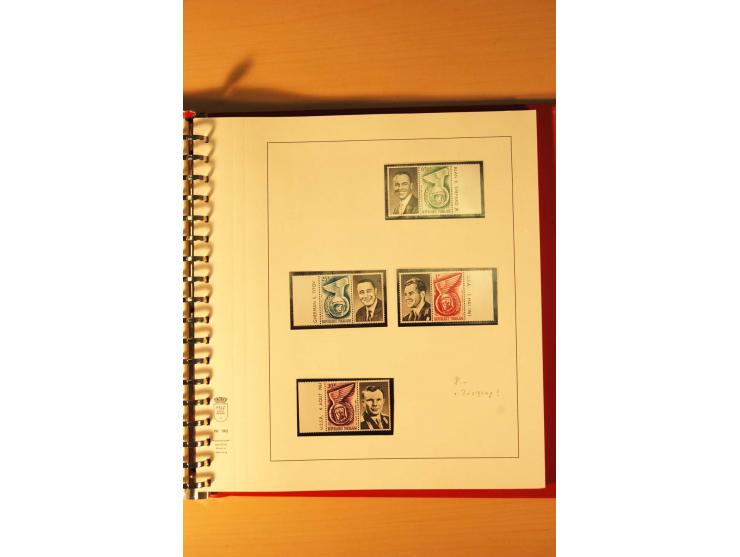 1957/72, postfrische Sammlung mit geschnittenen Parallelausgaben, Geldbriefmarken etc.