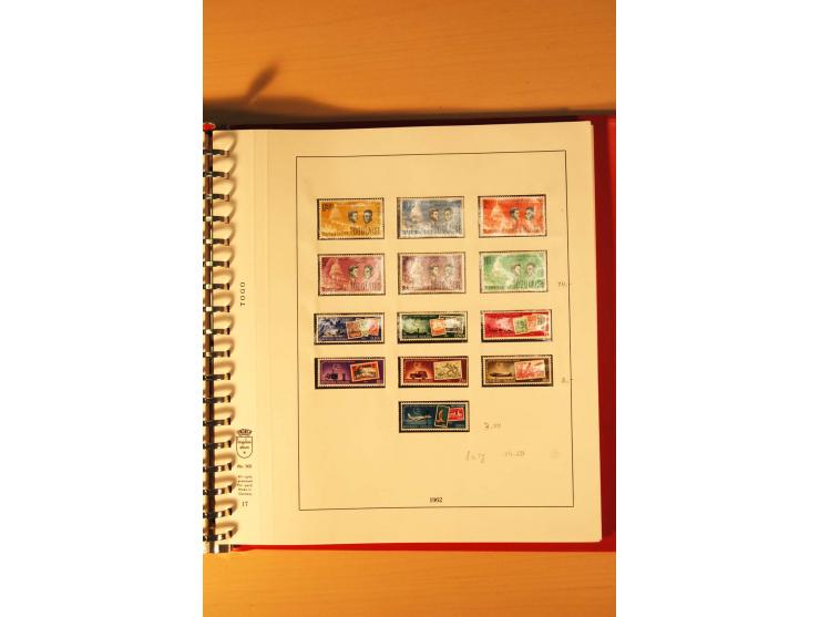 1957/72, postfrische Sammlung mit geschnittenen Parallelausgaben, Geldbriefmarken etc.