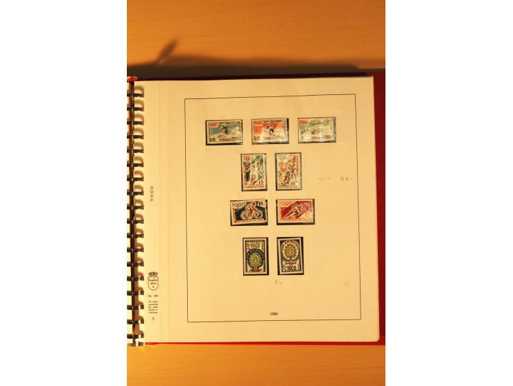 1957/72, postfrische Sammlung mit geschnittenen Parallelausgaben, Geldbriefmarken etc.