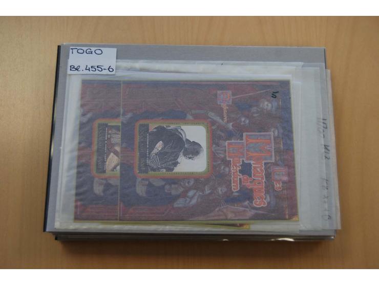 1990/2008, postfrischer umfangreicher Bestand mit Blocks und Kleinbogen, geschnittenen Ausgaben, Epreuves de Luxe, Goldmarken