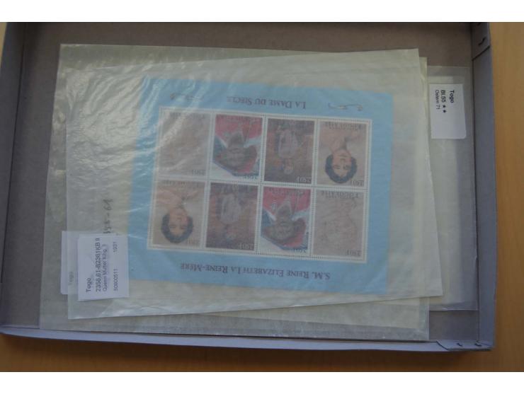1990/2008, postfrischer umfangreicher Bestand mit Blocks und Kleinbogen, geschnittenen Ausgaben, Epreuves de Luxe, Goldmarken