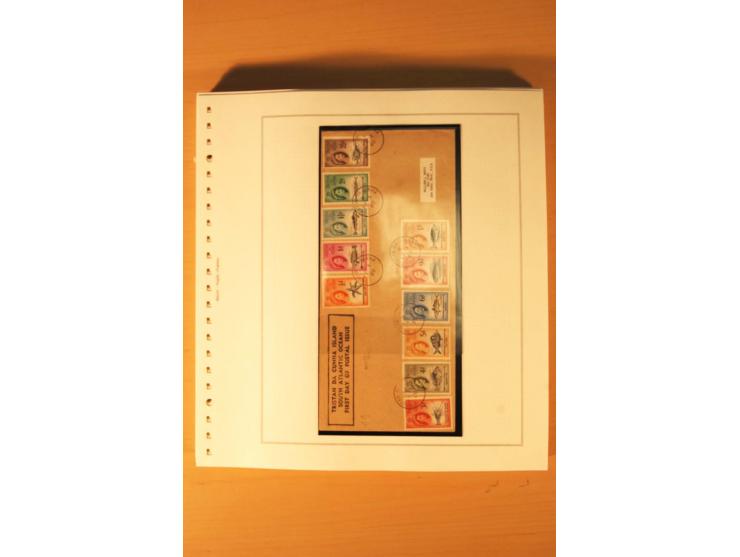 1952/2007, postfrische, etwas gestempelte Sammlung, dabei Lokalausgabe 1946 1P im kpl. Bogen, Briefe ab 1934, Zwischenstegpaa
