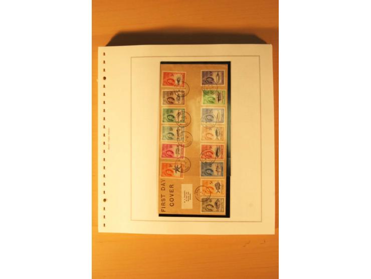 1952/2007, postfrische, etwas gestempelte Sammlung, dabei Lokalausgabe 1946 1P im kpl. Bogen, Briefe ab 1934, Zwischenstegpaa
