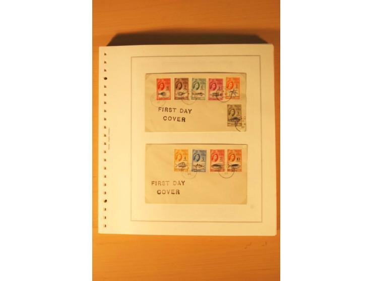1952/2007, postfrische, etwas gestempelte Sammlung, dabei Lokalausgabe 1946 1P im kpl. Bogen, Briefe ab 1934, Zwischenstegpaa