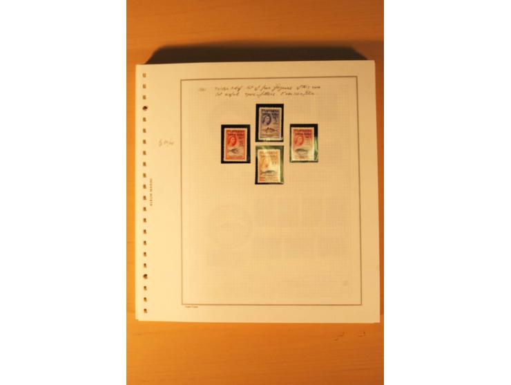 1952/2007, postfrische, etwas gestempelte Sammlung, dabei Lokalausgabe 1946 1P im kpl. Bogen, Briefe ab 1934, Zwischenstegpaa