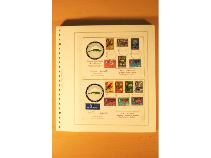 1952/2007, postfrische, etwas gestempelte Sammlung, dabei Lokalausgabe 1946 1P im kpl. Bogen, Briefe ab 1934, Zwischenstegpaa
