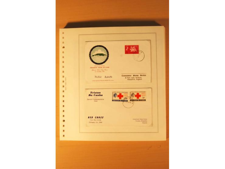 1952/2007, postfrische, etwas gestempelte Sammlung, dabei Lokalausgabe 1946 1P im kpl. Bogen, Briefe ab 1934, Zwischenstegpaa